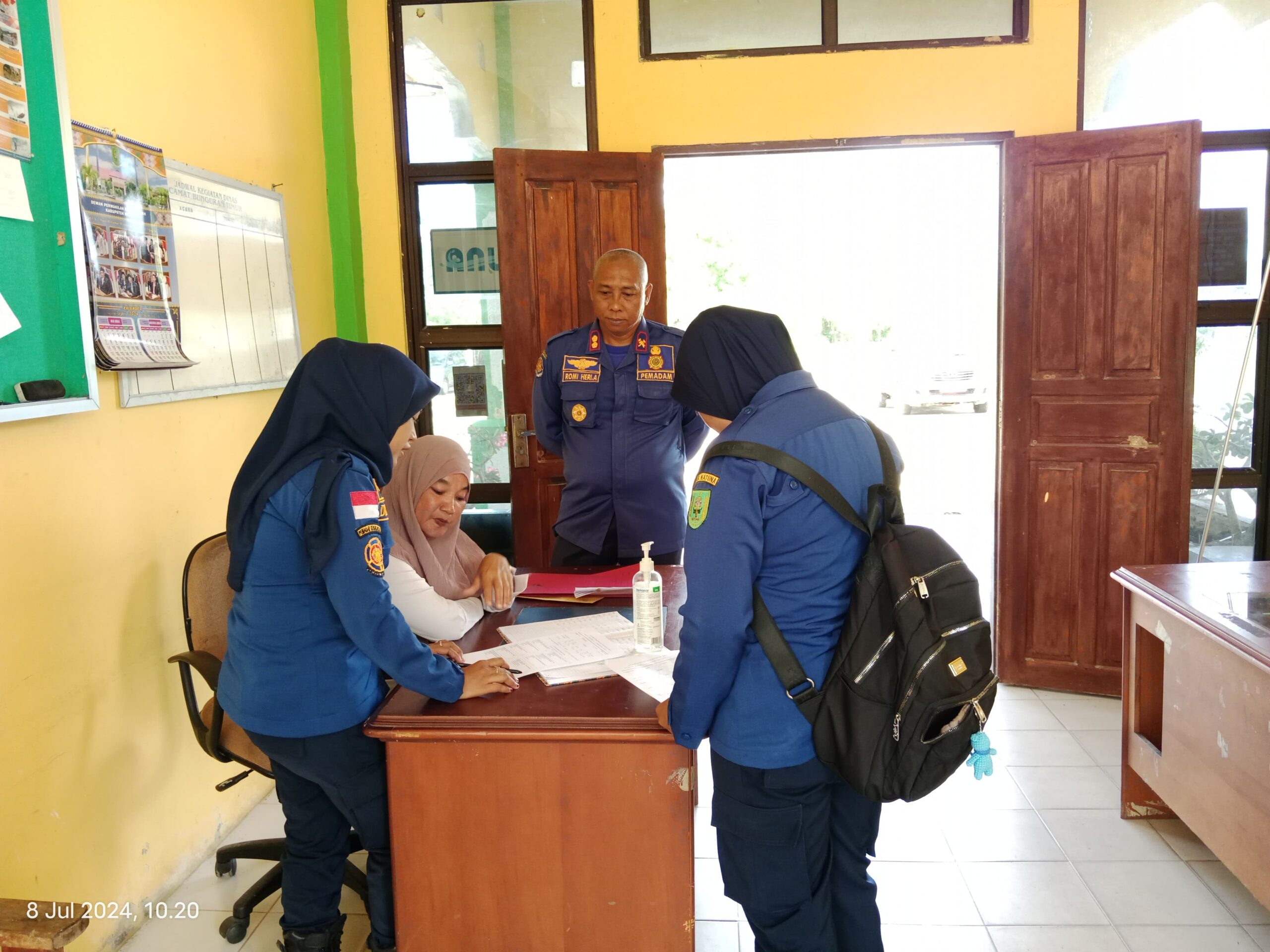 GIAT SURVEY INDEKS KEPUASAN MASYARAKAT PETUGAS DAMKAR