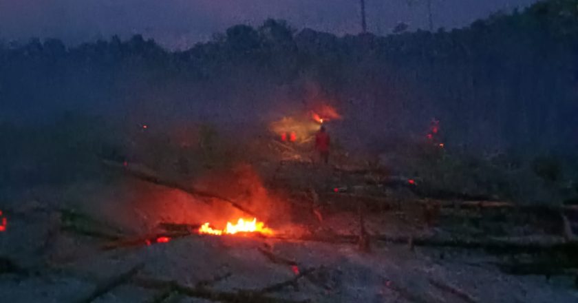 KEBAKARAN LAHAN DI SP NATUNA