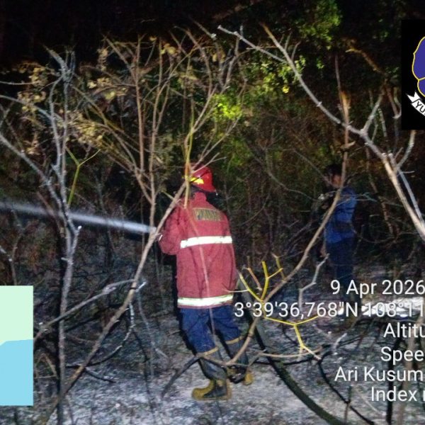 KEBAKARAN LAHAN DI SETENGAR NATUNA