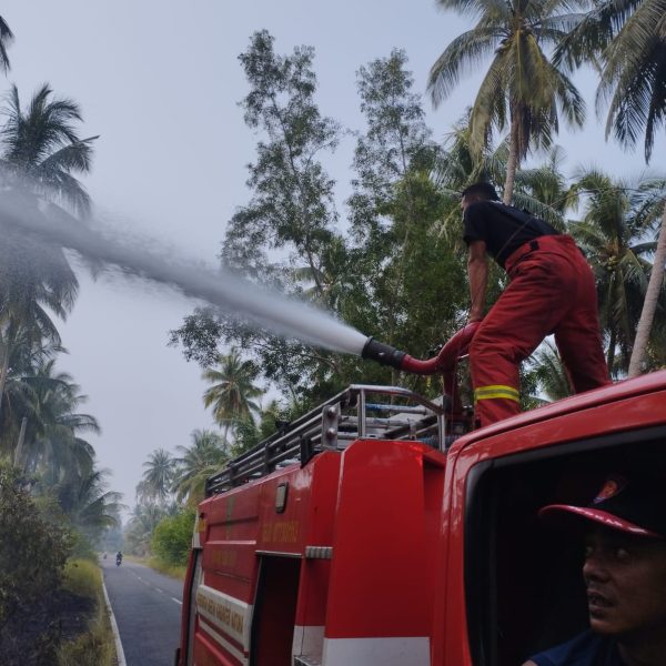 KEBAKARAN LAHAN DI CEMAGA NATUNA